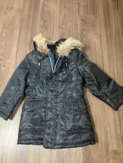 COMME CA ISM 中綿コート 120A 黒