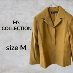 M’sCOLLECTION ジャケット　マスタード色　テーラージャケット　古着