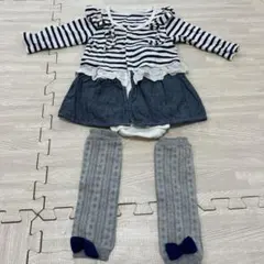 ブランシェス　ベビー服　70cm　レッグウォーマー付き