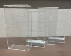 無印良品 アクリルネックレス・ピアススタンド2個セット