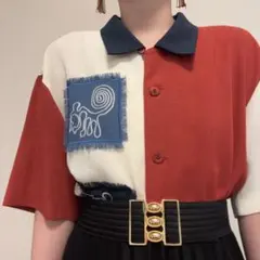 人気完売品】HeRIN.CYE ポンチライトカーディガン 柄NVY - メルカリ