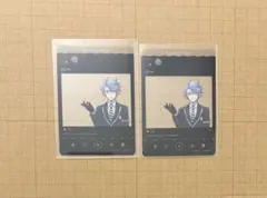 ツイステ マジカメ風 クリアカード アズール