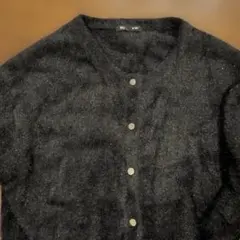 GU シャイニークルーネック カーディガン 長袖