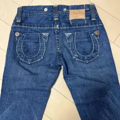 トゥルーレリジョンTRUE RELIGIONローライズフレアジーンズ　サイズ23