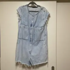 zaraデニムオールインワン