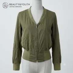 日本製 BEAUTY&YOUTH ユナイテッドアローズ ブルゾン オリーブ Sのサムネイル