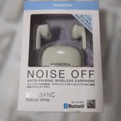 【未開封】NAGAOKA BT828ANC ワイヤレスイヤホン Whiteのサムネイル