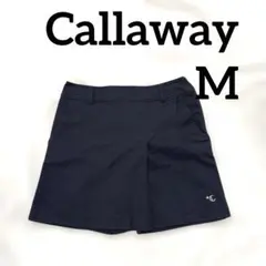 Callaway ゴルフ　スカートパンツ　M プリーツ　ネイビー
