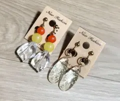 イヤリング　2点セット