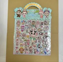 ぷっくりシール　ラブブ　2枚入り