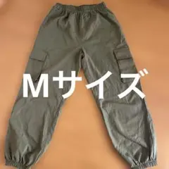 カーゴパンツ カーキ ウエストゴム 裾ゴム