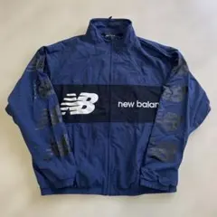 new balance ニューバランス　ネイビー ナイロンジャケット　Lサイズ