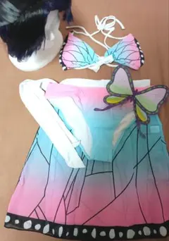 鬼滅の刃 蝴蝶しのぶ コスプレ フルセット Мサイズ　水着