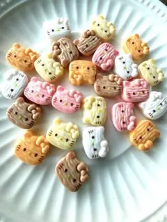 キティちゃん　クッキー　デコレーションパーツ　25個セット