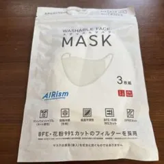 UNIQLO AIRism 洗えるマスク Lサイズ 3枚入り