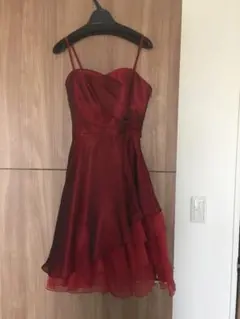 パーティードレス　ワインレッド　未使用