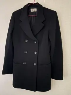 SLED ダブルブレスト Pコート ブラック ウールコート