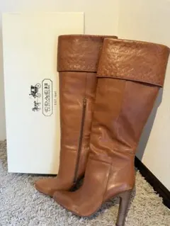 イタリア製❗️柔らか本革❗️美品❗️【VERO CUOIO】ロングブーツ 23cm 美品【VERO CUOIO】イタリア製ロングブーツ 37 23.5cm キャメル - メルカリ