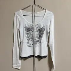 【XU DOG】tie set cross wing tee