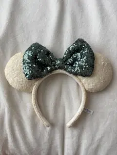 ディズニー ミニー スパンコール カチューシャ