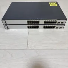Cisco Catalyst 3750 24TS-E 本体 2台セット - メルカリ