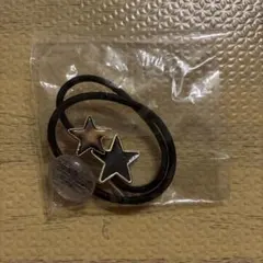 星形装飾付きヘアゴム