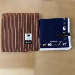 renoma PARIS/im product メンズハンカチ 2枚セット 新品