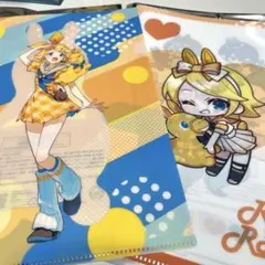 タイトーくじ 初音ミク×RODY 鏡音リンクリアファイルセット