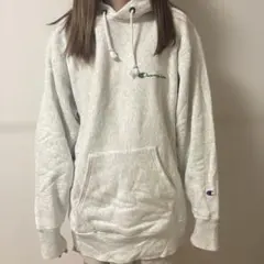 Champion リバースウィーブ パーカー グレー XL