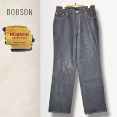 BOBSON ボブソン happy face ストレート デニム ジーンズ
