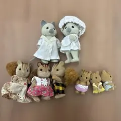 い*◯様 シルバニアファミリー 人形セット 6体入り