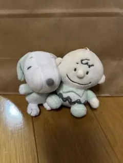 スヌーピーとチャーリー・ブラウン ぬいぐるみ　キーホルダー