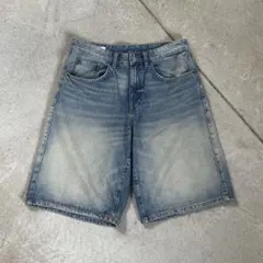ZARA バギーデニムショーツのサムネイル