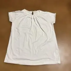 ZARA Girlsホワイト ノースリーブトップス レース付き