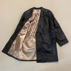 VALENTINO レザージャケット 裏地ロゴ　型押し