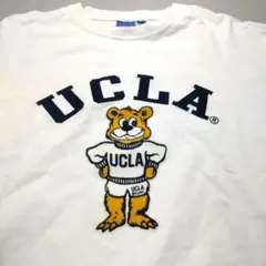 UCLA フロッキープリントTシャツ ホワイトのサムネイル