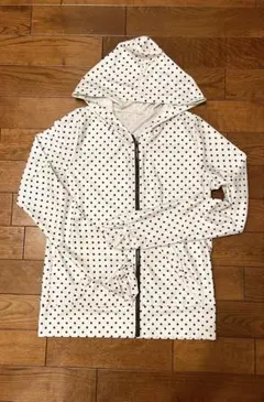 ❤️未使用♡水玉ラッシュガード＊Lサイズ　フルジップ　フード付き