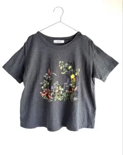 SUPER HAKKA スーパーハッカ 花柄刺繍 半袖Tシャツのサムネイル