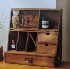 サリュ　リサイクルウッドツールトランク