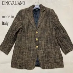 （706）イタリア製　DINOVALIANO テーラードジャケット　ウール