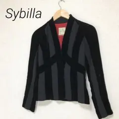 Sybilla シビラ　ストレッチ　ジャケット　ベロアのサムネイル