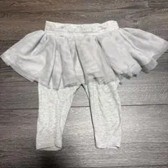 ベビーGAP グレー　チュール　スパッツ70サイズ