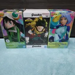 僕のヒーローアカデミア フィギュア 3点セット 緑谷出久 蛙吹梅雨 波動ねじれ