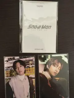 Snow Man POPUP 阿部亮平 フォトカードパックC Taipei