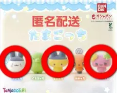 ガチャ　たまごっち カプセルフロッキーズ 　みみっち ふらわっち まめっち