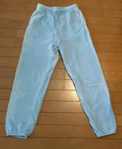 ユニクロ　ウィメンズ　ヴィンテージ風ライトブルー スウェットパンツM