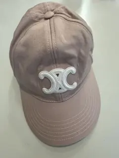 CELINE トリオンフ ベースボールキャップ ブラッシュ ピンク s - メルカリ