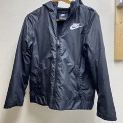 NIKE ナイキ フードジャケット L 黒 裏フリース レディースM〜L 防寒