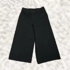 DAISY LIN】 ベロア ガウチョパンツ ブラック - メルカリ