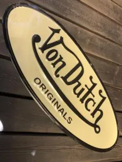 Von dutch ボンダッチ 看板 カスタムカルチャー アルミサイン サイン